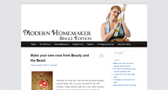 Desktop Screenshot of modernhomemakerse.com